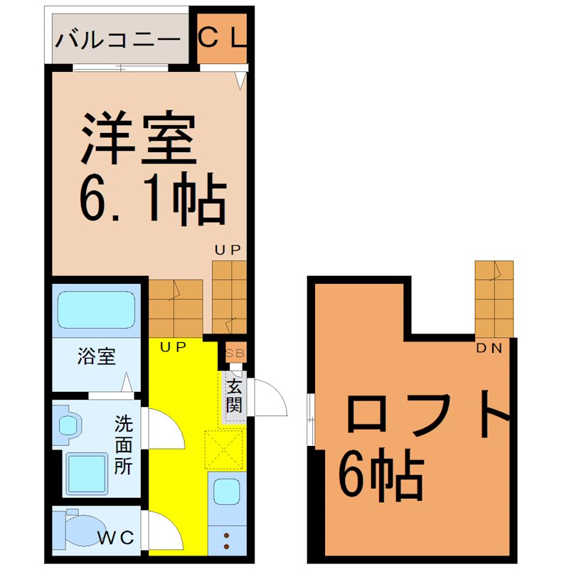 フォルクローレ名駅西 間取り