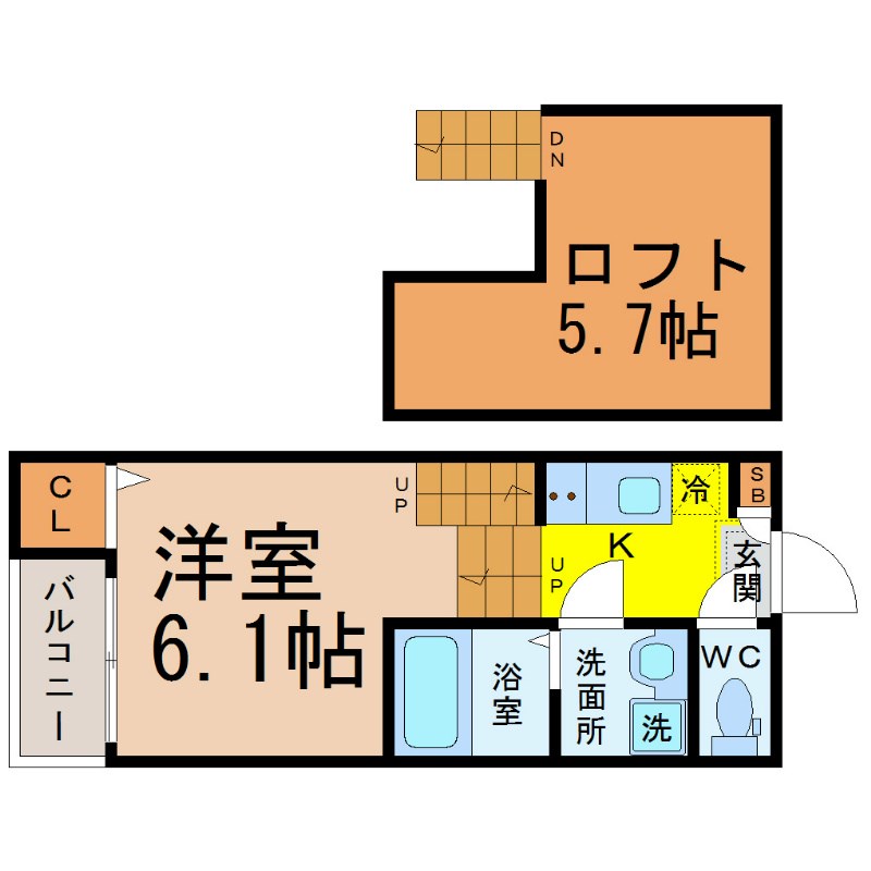 アジュール鶴舞 間取り