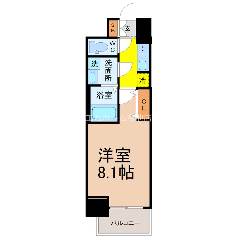 S-RESIDENCE堀田駅前futur 間取り