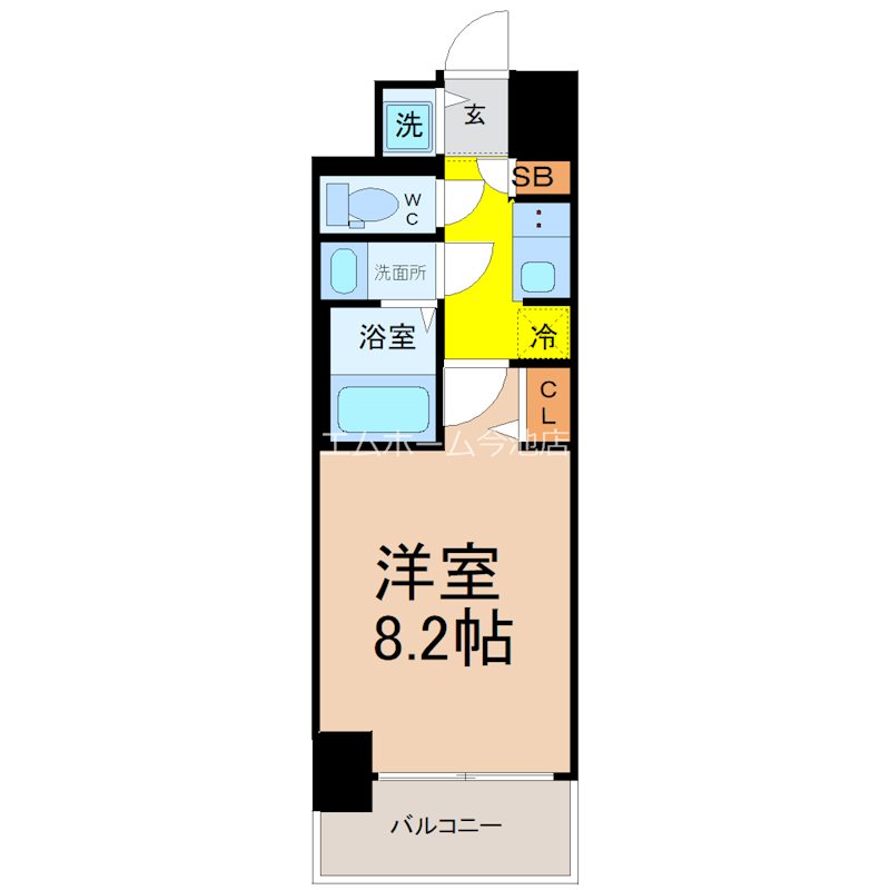 S-RESIDENCE堀田駅前futur 間取り