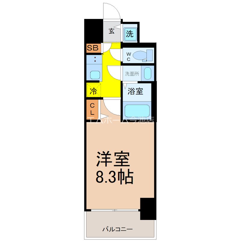 S-RESIDENCE堀田駅前futur 間取り