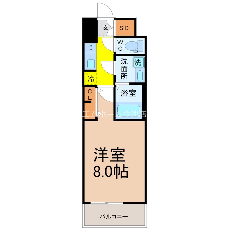 S-RESIDENCE堀田駅前futur 間取り