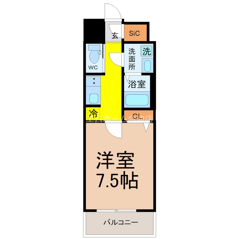 S-RESIDENCE堀田駅前futur 間取り