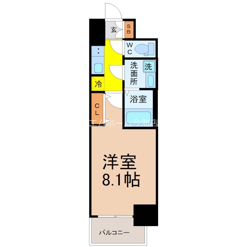S-RESIDENCE堀田駅前futur 間取り
