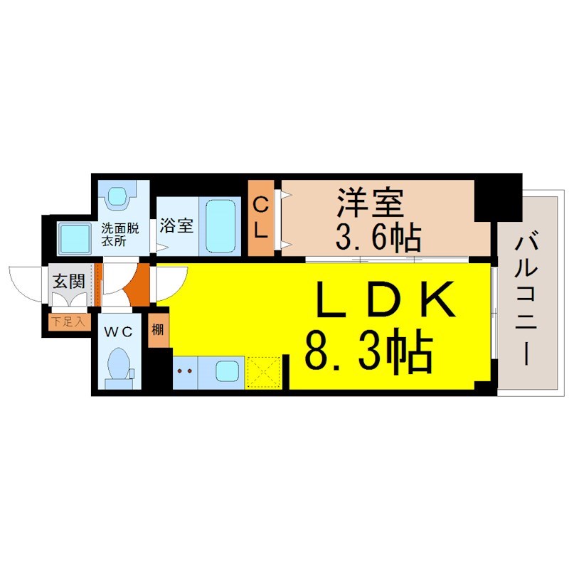 SOLメイクス浄心天神山 間取り