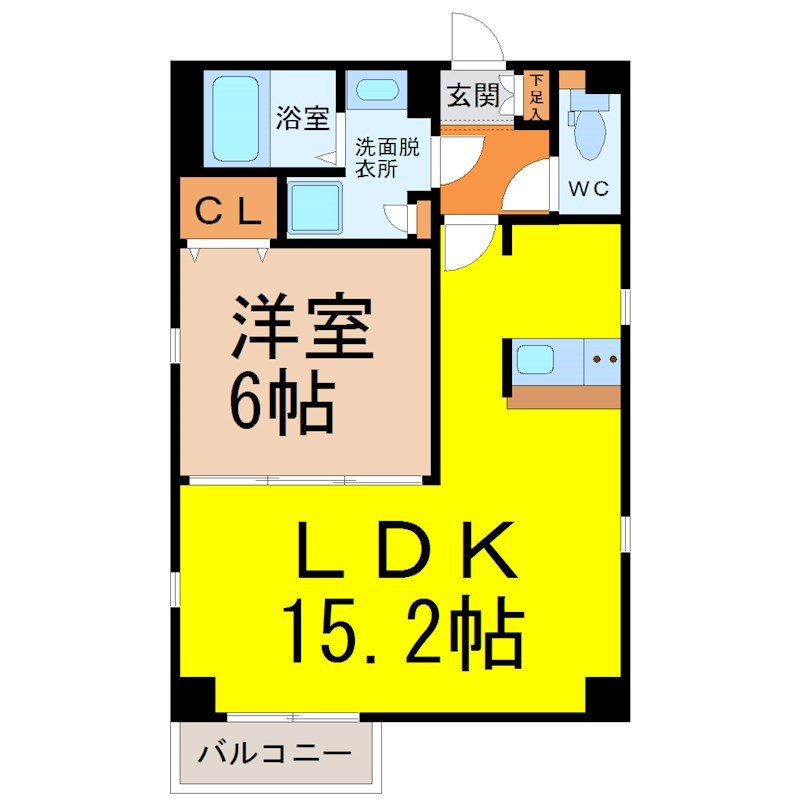 グランレーヴ大須観音 間取り
