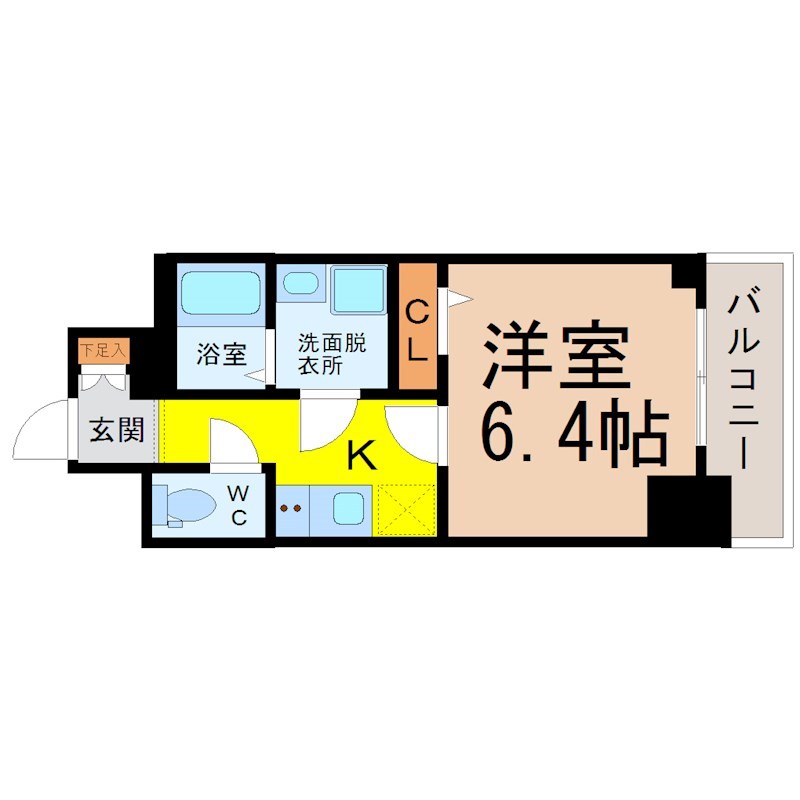 エスリード名古屋ＳＴＡＴＩＯＮ　ＷＥＳＴ 間取り