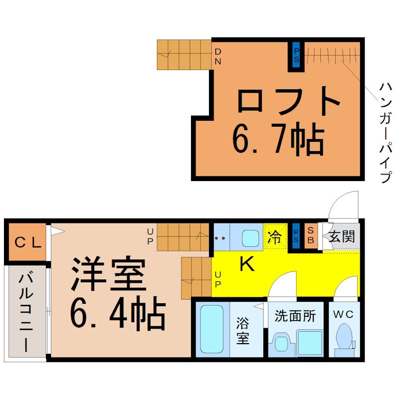 ＬＵＮＡ ＦＯＲＺＡ新守西（ルナフォルツァ新守西） 間取り