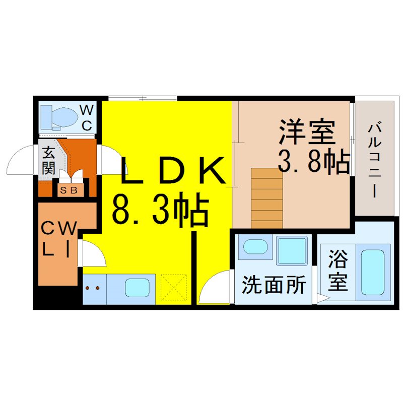 ハーモニーテラスティーエイチ 間取り