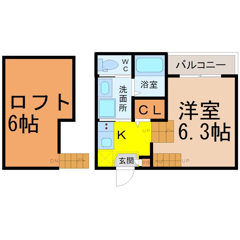 Clover Court OZONE（クローバーコート大曽根） 間取り