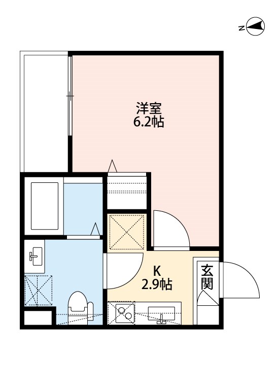ＣＲＡＳＴＩＮＥ切戸町2丁目 間取り