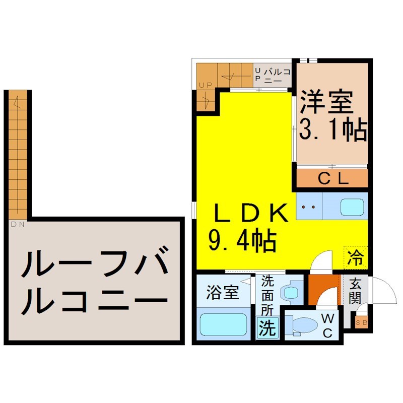 Ｇｒａｎｄｔｉｃ　Ｒｅｓｉｄｅｎｃｅ堀田 間取り