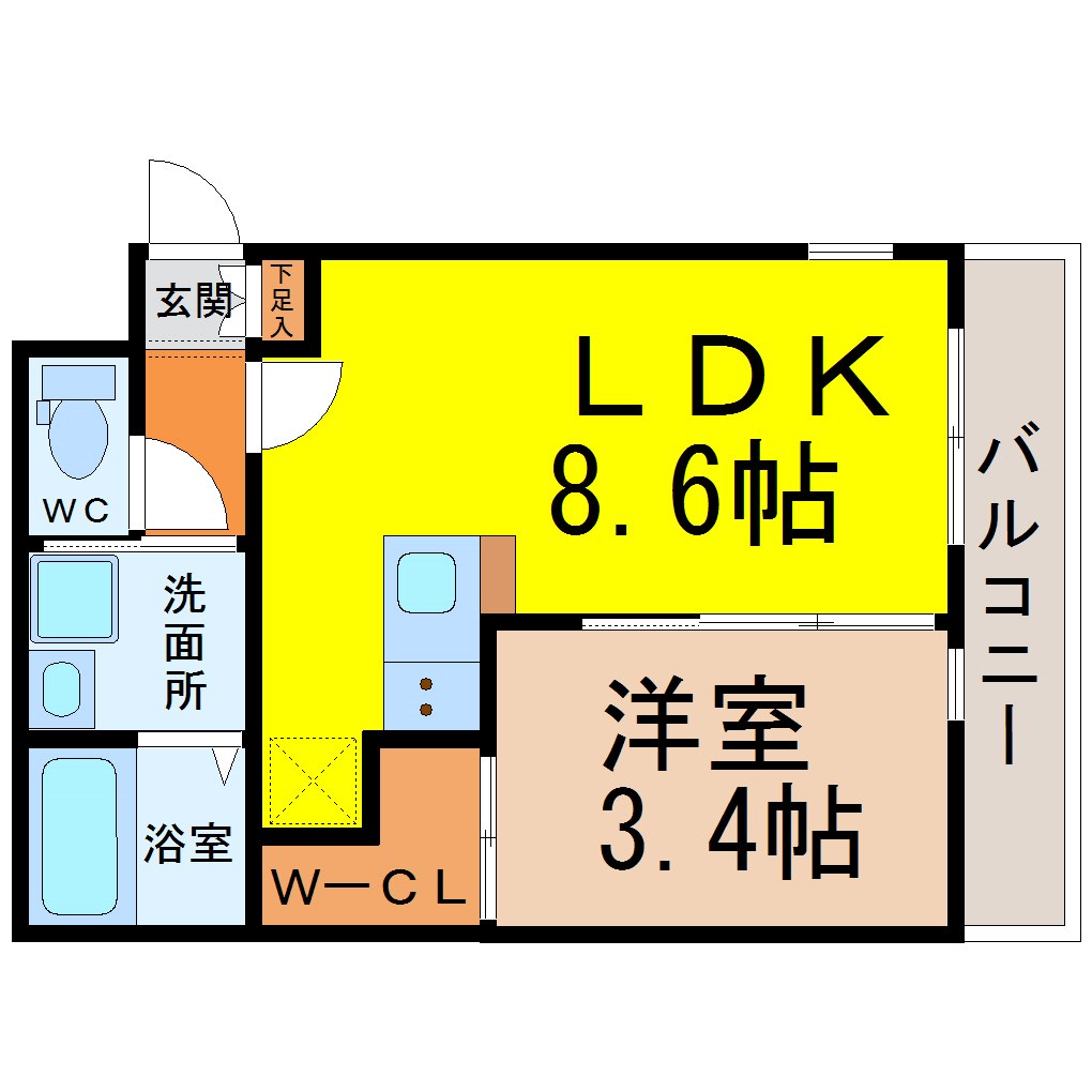 ＦＡＭＩＬＹ　ＳＴＡＧＥ矢田（ファミリーステージ矢田） 間取り