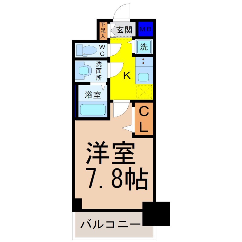 プレサンスジェネ千種内山 間取り
