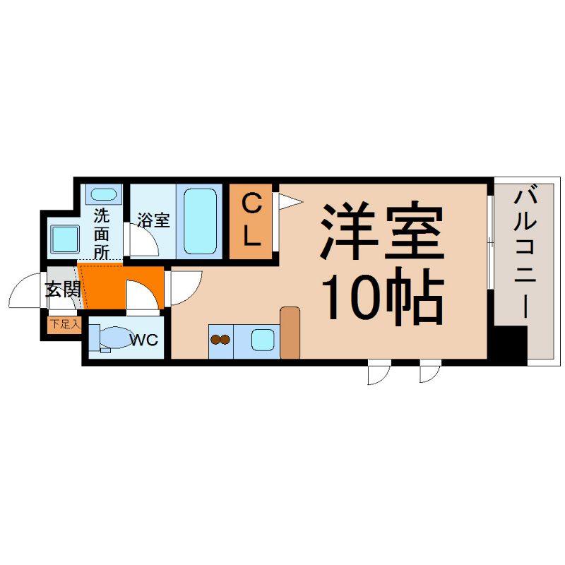 ベレーサ新瑞橋 間取り