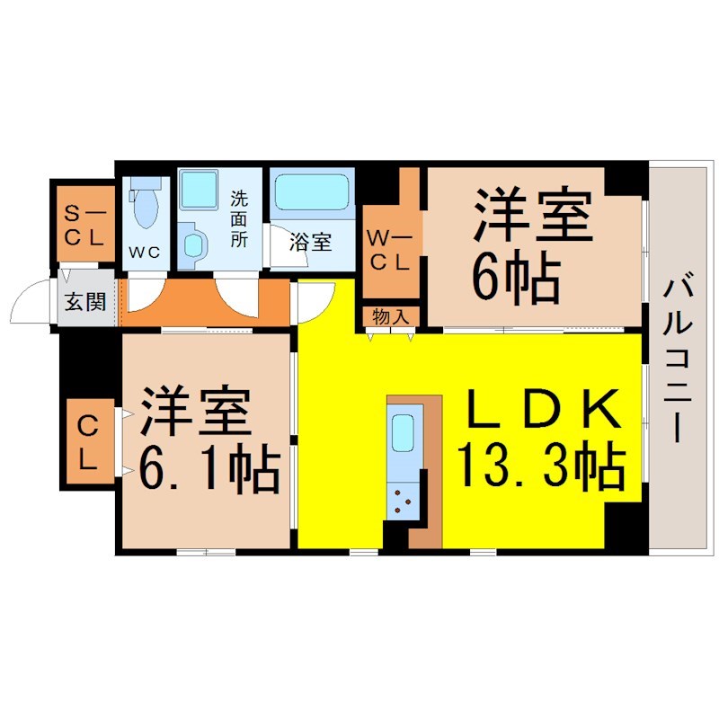 レジーナ鶴舞 間取り
