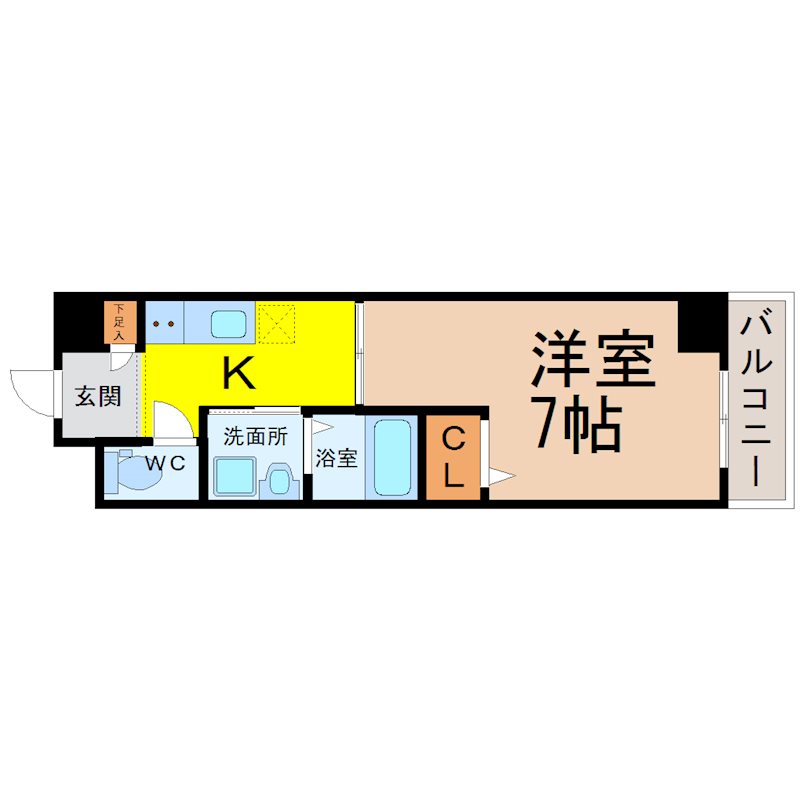 サンシティ畑江通 間取り