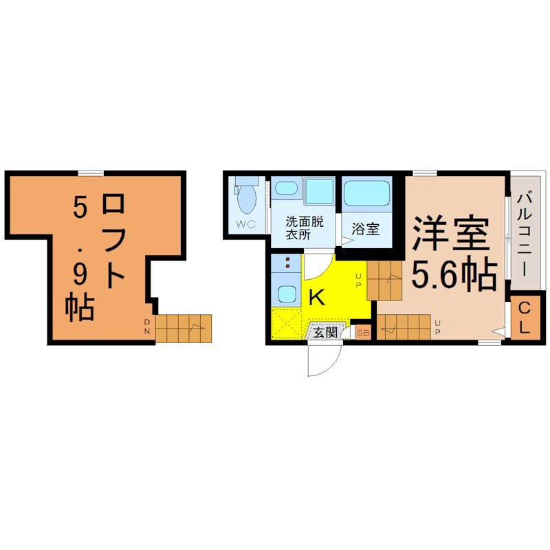 ハーモニーテラス黒門町 間取り