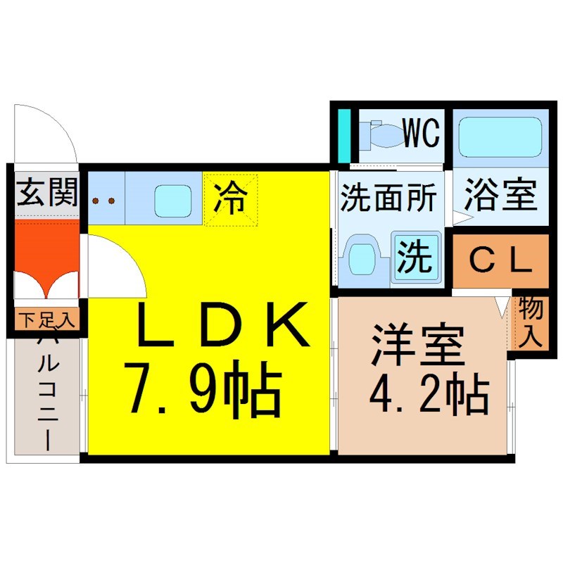 アンソレイエＳＡＫＡＥ 間取り