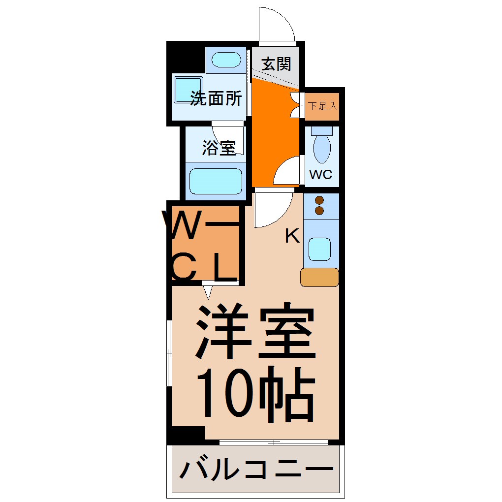 ラ・ミューズ1101 間取り