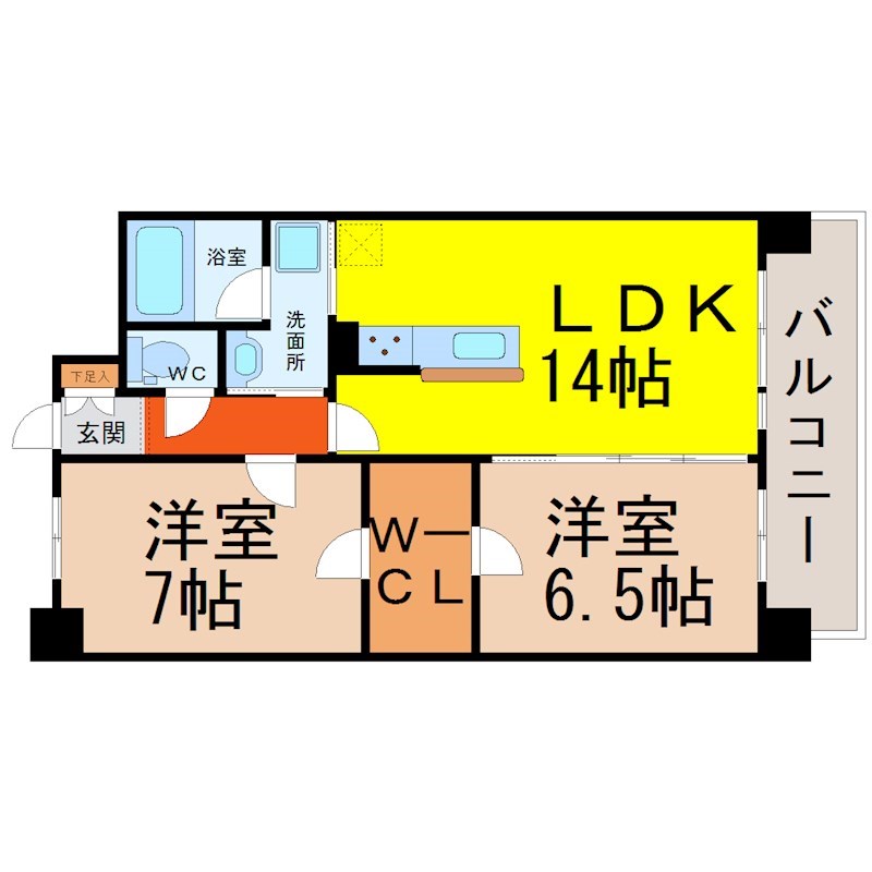 ファミール熱田 間取り