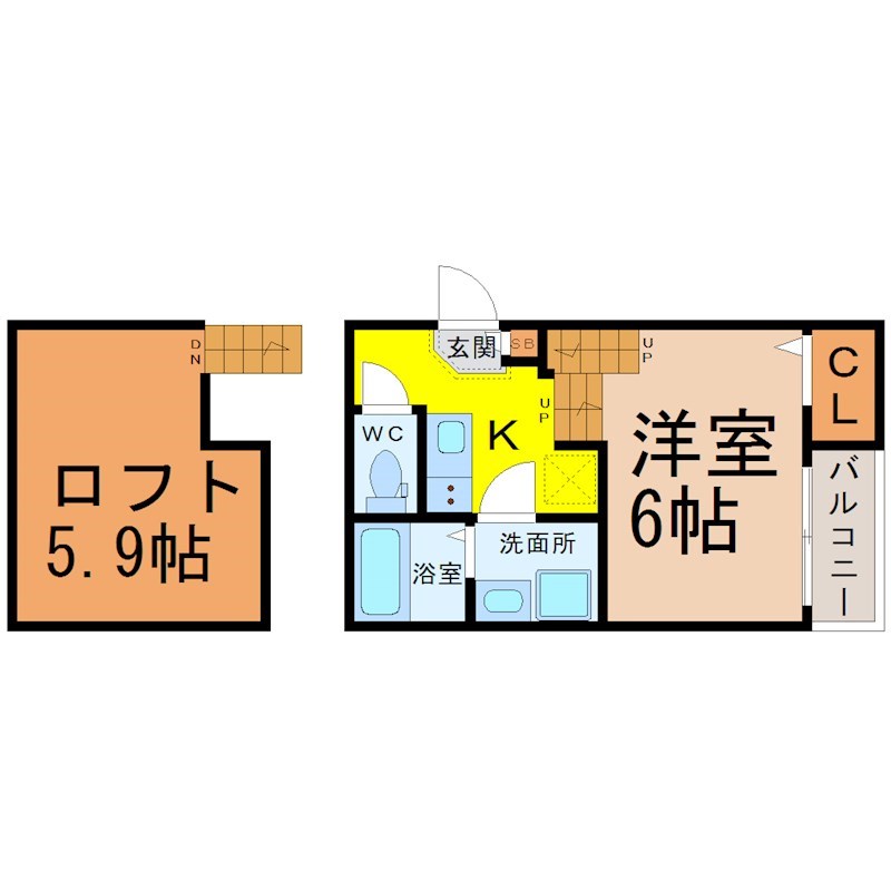ハーモニーテラス西日置II 間取り