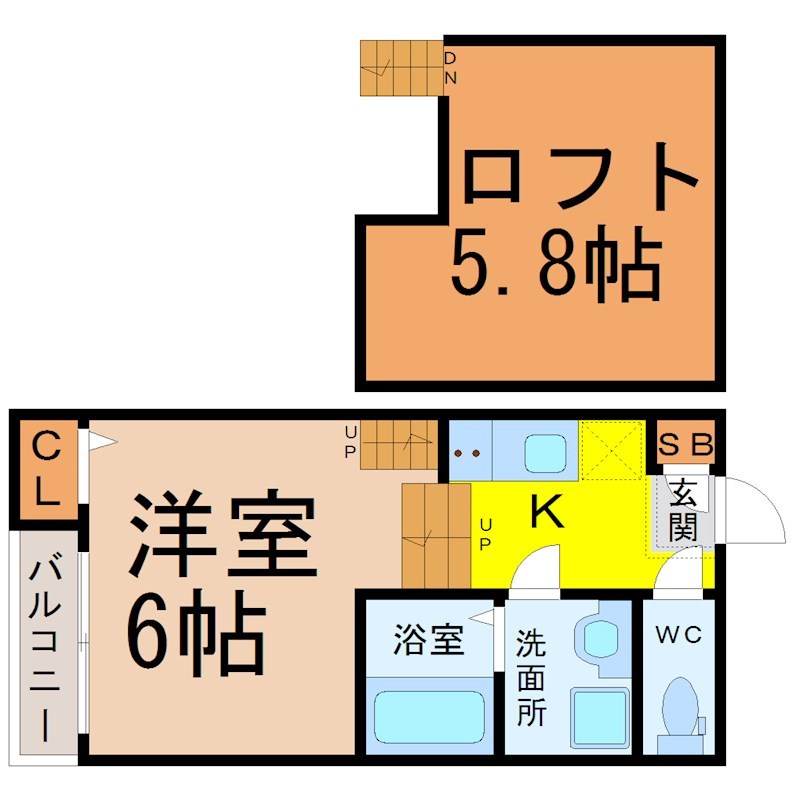 ル ソレイユ安田通 間取り