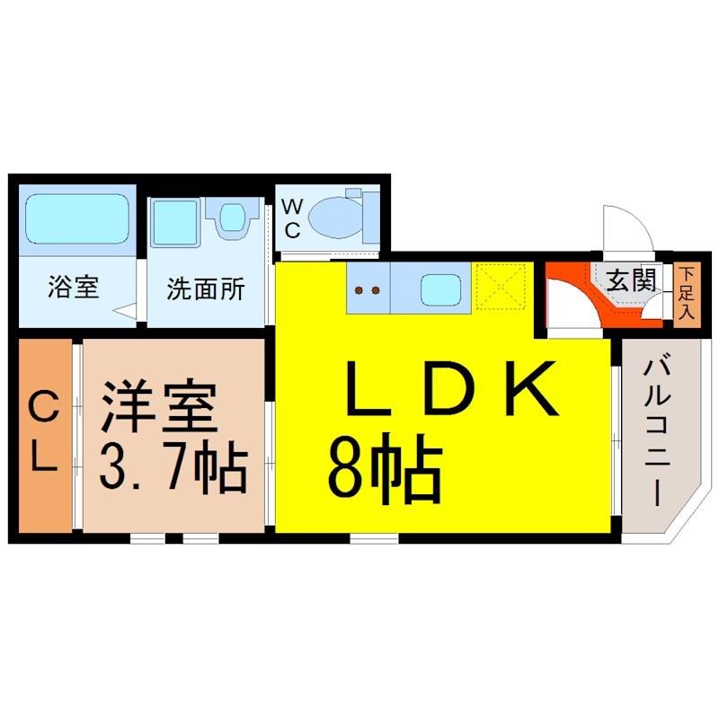 ボヌール金山 間取り