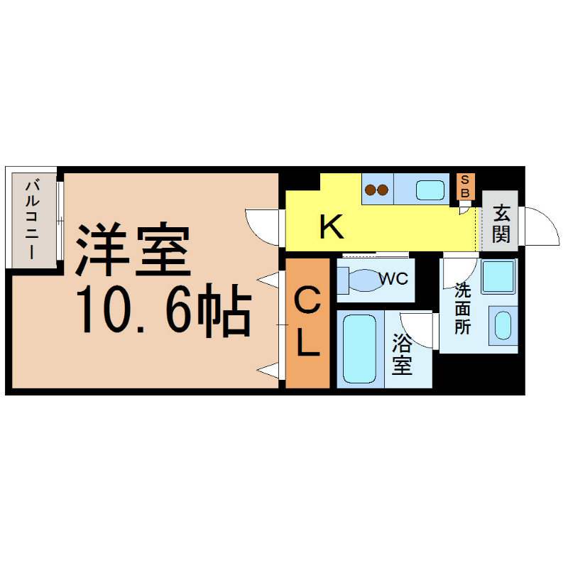 フラシア新栄町 間取り