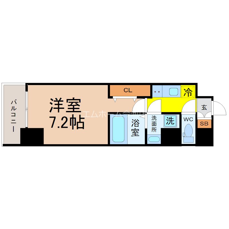 ワールドアイ名古屋城北 間取り