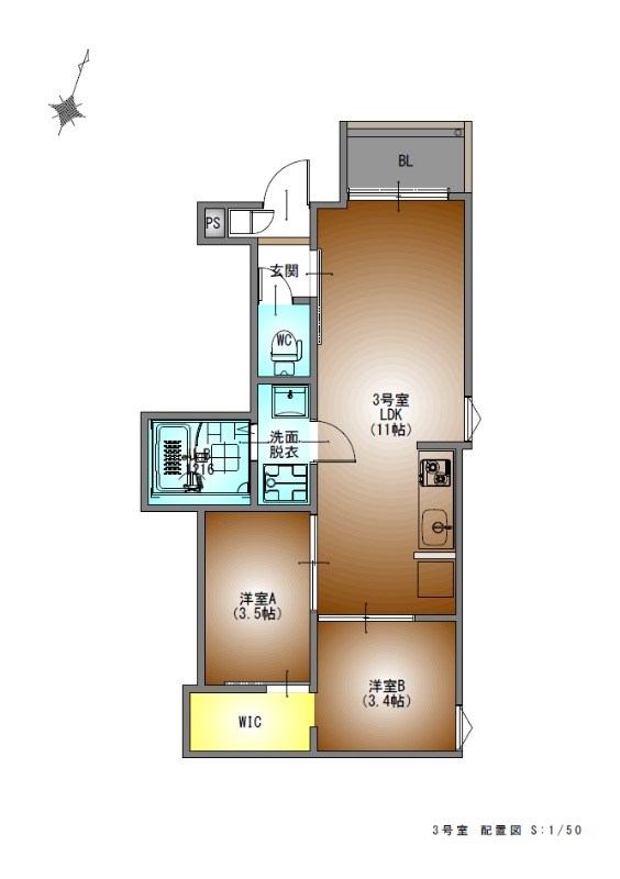 ＲＥＧＡＬＥＳＴ Ｆ 上小田井 間取り