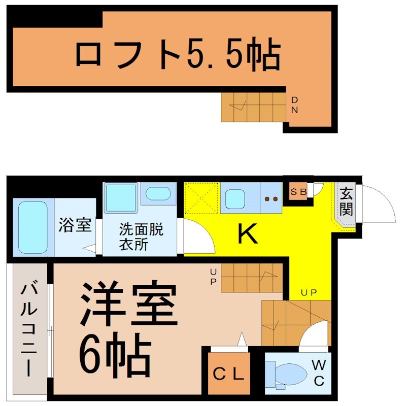 ハーモニーテラス畑江通 間取り