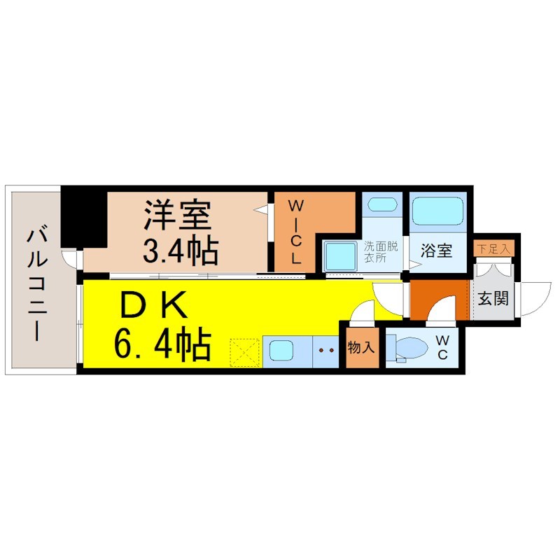 エステムコート名古屋上前津 間取り