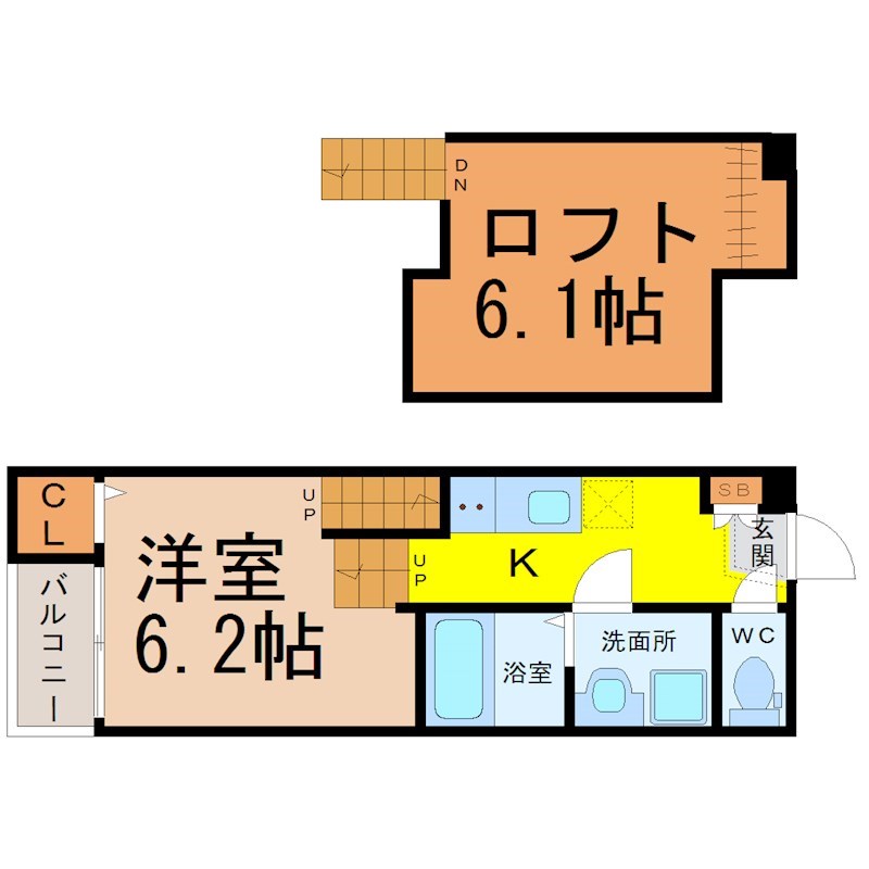 ＬＵＮＡ　ＦＯＲＺＡ新守山（ルナフォルツァ新守山） 間取り