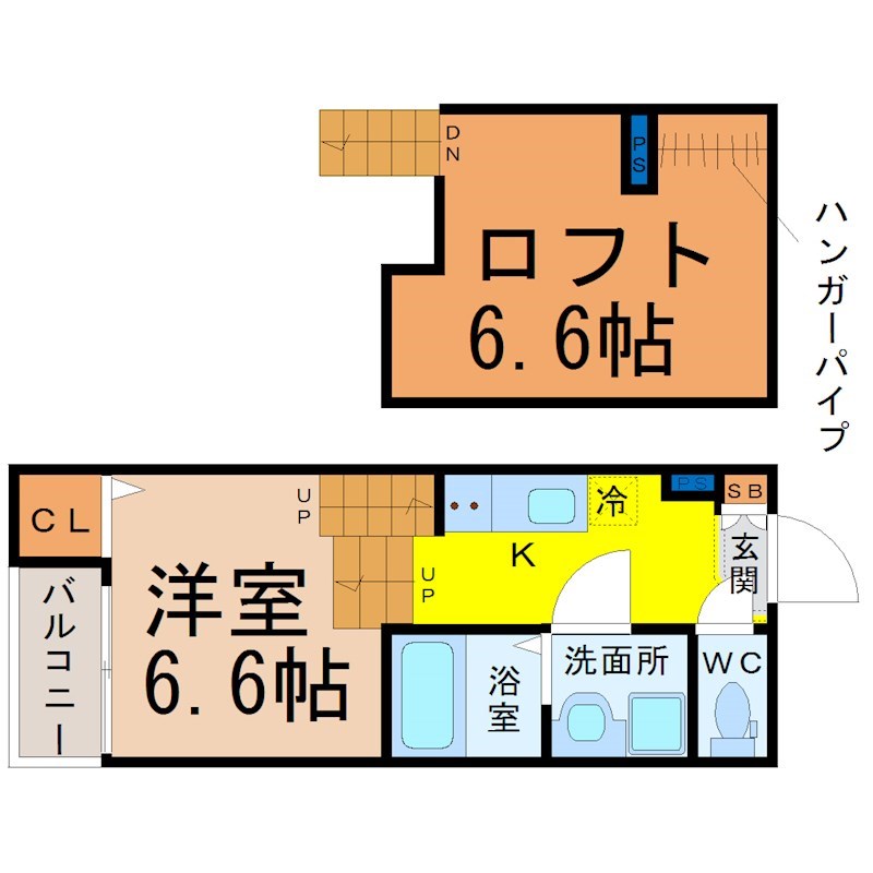 ＬＵＮＡ ＦＯＲＺＡ新守西（ルナフォルツァ新守西） 間取り