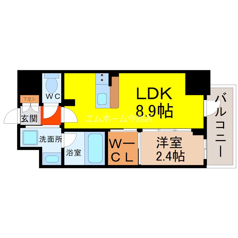 ハーモニーレジデンス名古屋イースト 間取り