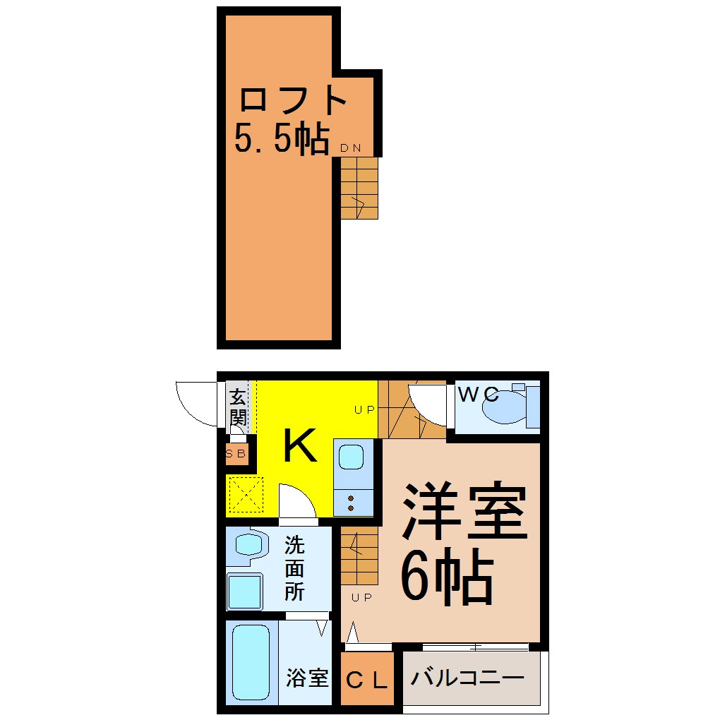 ハーモニーテラス松園 間取り