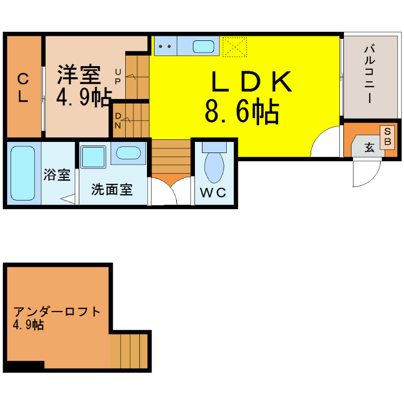 ＭＡＩＳＯＮ　ＣＨＯＵＥＴＴＥ（メゾンシュエット） 間取り