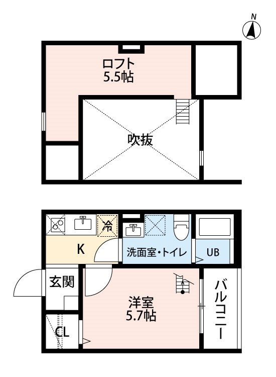 Pastoso　K（パストーソＫ） 間取り