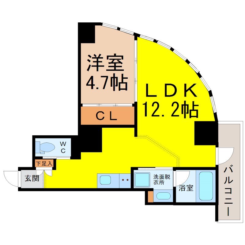 レジデンスＴ・Ｌ新栄 間取り