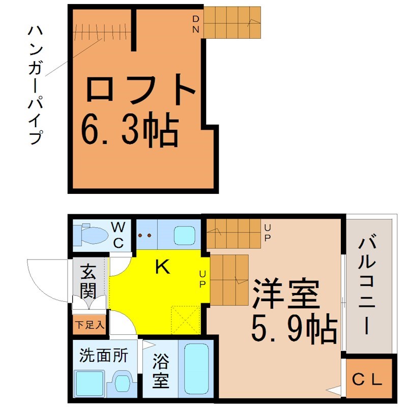 アルバーノ鶴舞Ｒｉｃｃｏ 間取り