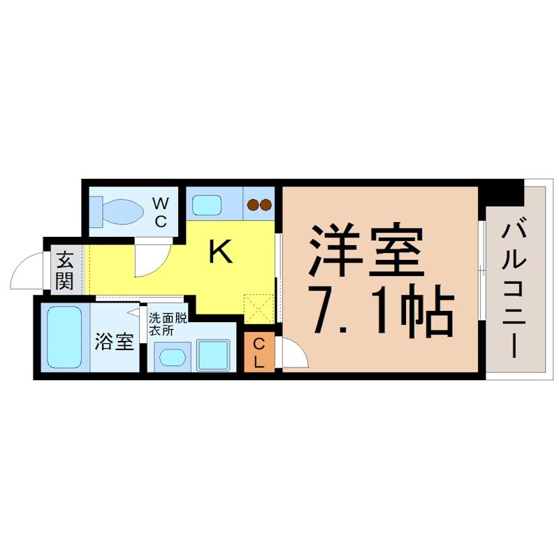 ＫマンションつるまいII 間取り