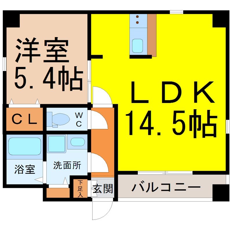 グランレーヴ大須観音 間取り