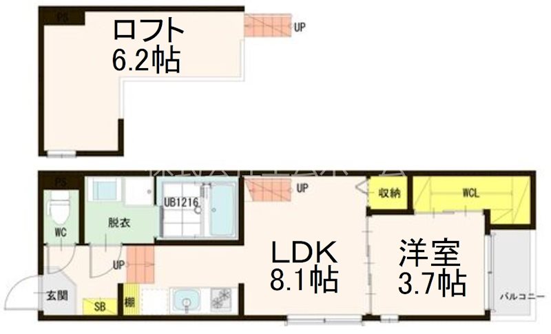 アオトゥーレ尾頭橋 間取り