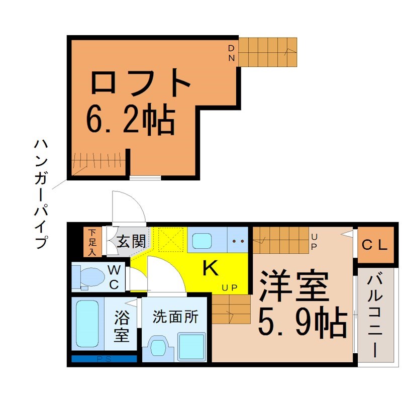 アルバーノ道徳北町 間取り