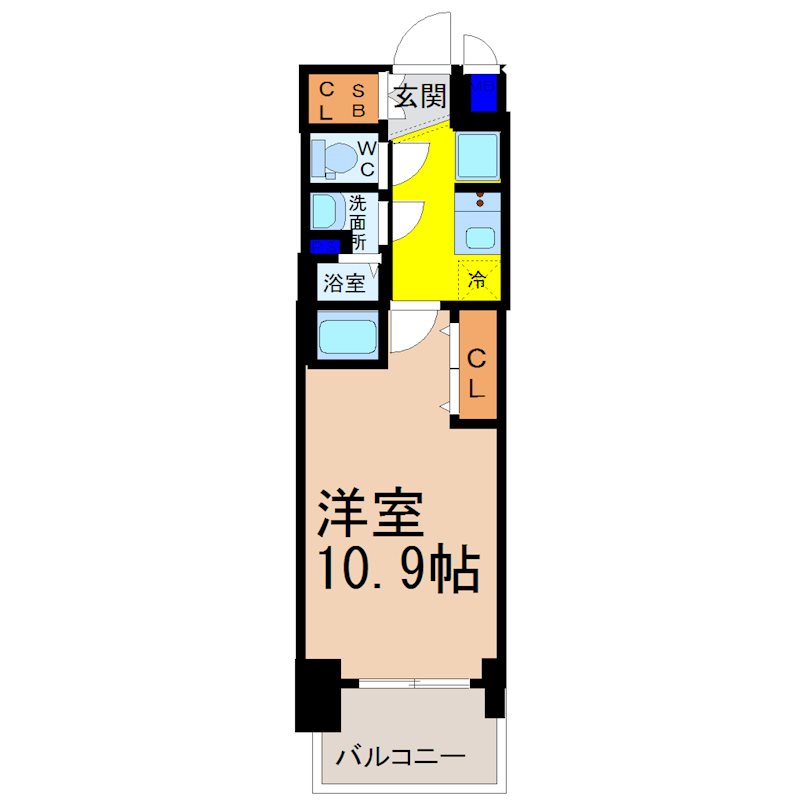 プレサンス丸の内リラティ 間取り