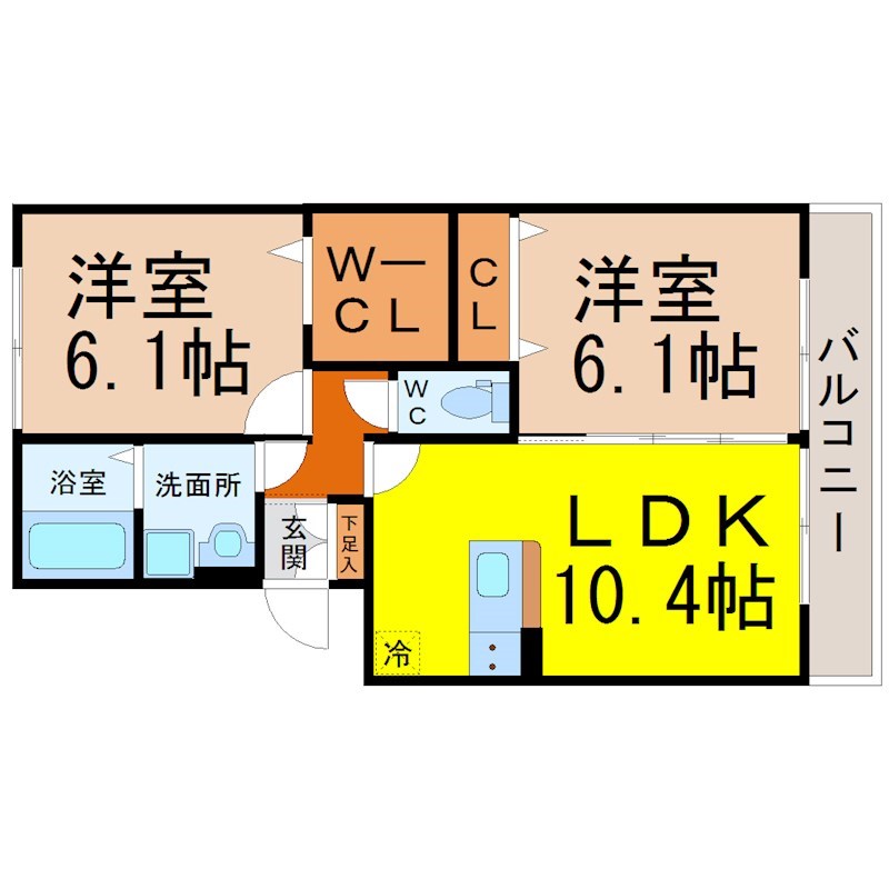 ＷｉｎｇＳ 間取り