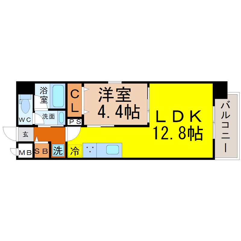 Ｓ－ＦＯＲＴ名駅南五丁目 間取り