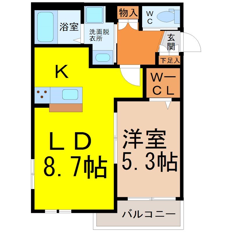 Ｅｖｅｒｇａｒｄｅｎ千種II 間取り