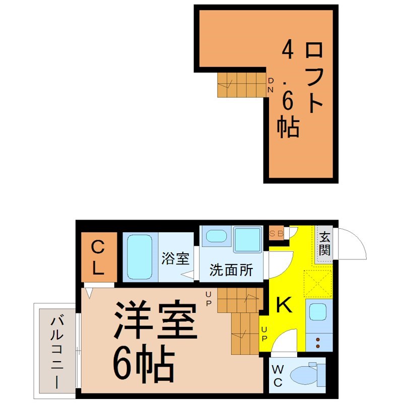 ハーモニーテラス長筬町II 間取り